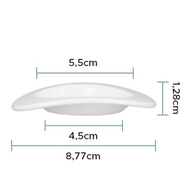 Proeving Schotel Durable SAN "Ellipse" Wit 10ml (96 Stuks)