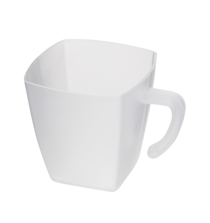 Herbruikbaar Fingerfood Becher “Koffie” PP 4,8x4,8x4,8cm 60ml (20 Stuks)