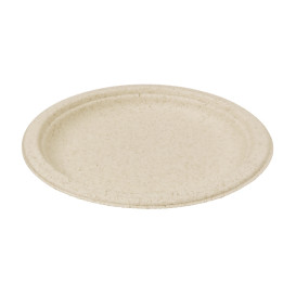 Tarwestro bord Naturel Ø18 cm (800 stuks)