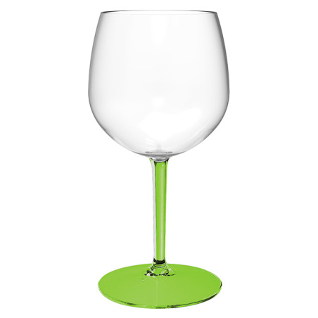 Herbruikbaar Durable Glas voor Gin TT groene voet 580ml (1 Stuk)