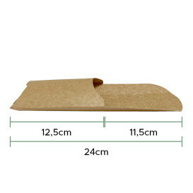 Kraftkartonnen hoes voor Wraps 240x90x35mm (1.000 stuks)