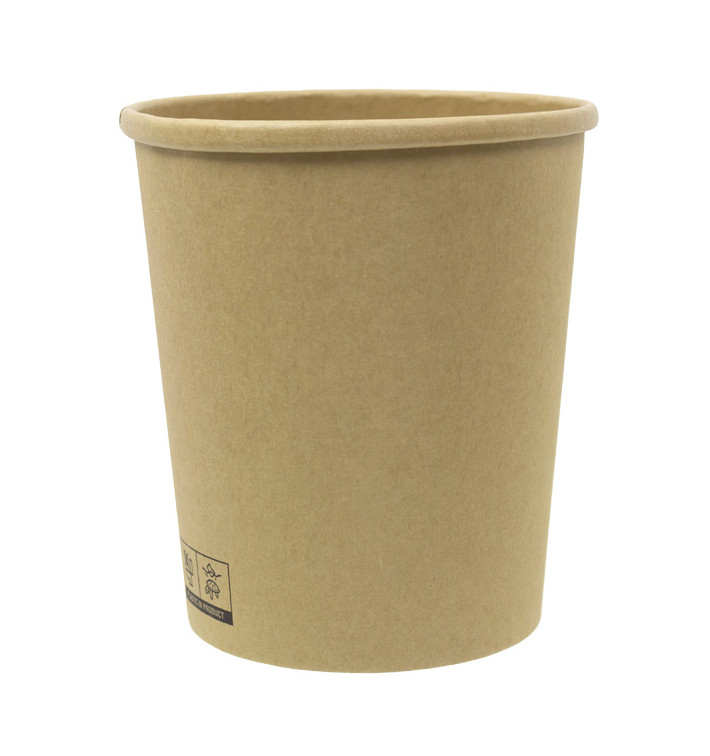 Kraft Kartonnen Pot 1.000ml Ø11,6cm (25 Stuks)