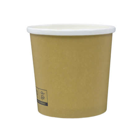 Kraft Kartonnen Pot 350ml Ø9,0cm (500 Stuks)