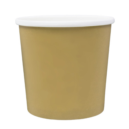 Kraft Kartonnen Pot 750ml Ø11,7cm (25 Stuks)