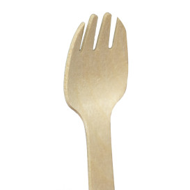 Houten Vork Spork 10,5cm (100 stuks)