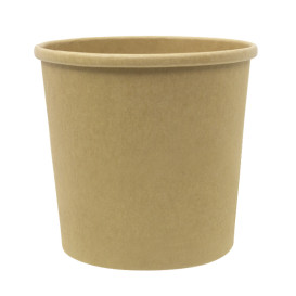 Kraft Kartonnen Pot 350ml Ø9,0cm (25 Stuks)