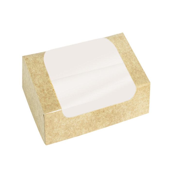 Rechthoekigen Kartonnen Doos PackiPack Vision Kraft 16x11x8cm (50 Stuks)