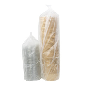 Soepkom Karton Kraft-Kraft met Deksel 750ml Ø15cm (50 Stuks)