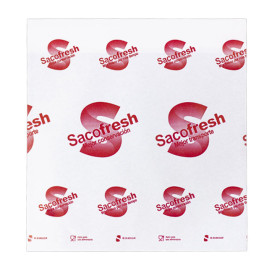 Herbruikbare Zakken van PE-Papier Zelfklevende Flap Sacofresh Rood 30x25cm (100 Stuks)