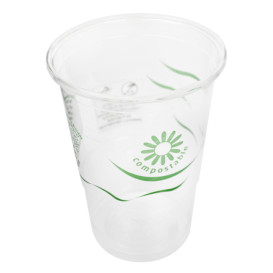 Sustainable Earth PLA Beker Transparant 250ml Ø7,3cm (25 stuks) 