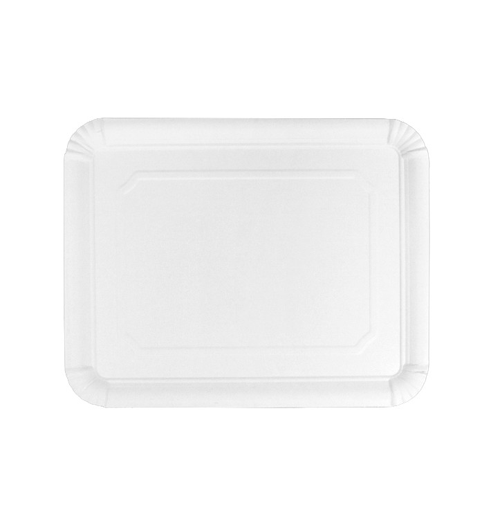 White cardboard trays