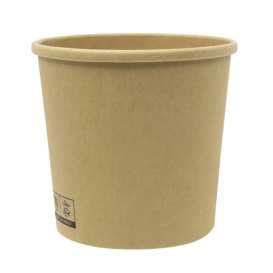 Kraft-Kraft Kartonnen Pot 350ml Ø9,0cm (25 Stuks)