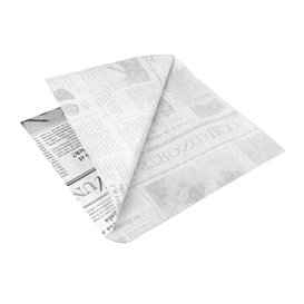 Papieren Deli Wrap Vetvrij Times 17x17cm (1.000 Stuks)