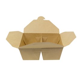 Oosterse Maaltijdbox Kraft-Kraft 2C 17x13,5x6,5cm 1.000ml (200 Stuks)