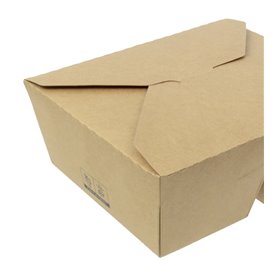 Oosterse Maaltijdbox Kraft-Kraft 2C 17x13,5x6,5cm 1.000ml (25 Stuks)