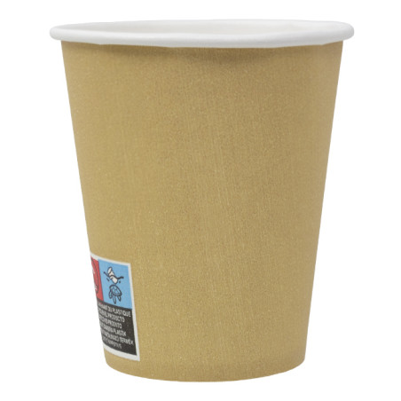 Papieren beker 9Oz/290ml Kraft Ø8,0cm (50 stuks) 