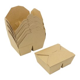 Oosterse Maaltijdbox Kraft-Kraft 2C 17x13,5x6,5cm 1.000ml (200 Stuks)