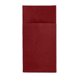 Zakvouw airlaid servetten "Kanguro" rood 40x40cm (30 stuks) 