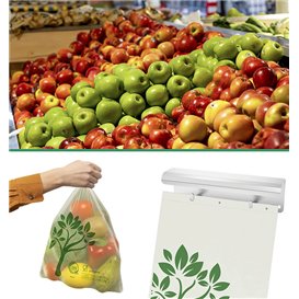 Marktzak Block Home Compost “Be Eco!” 30x40cm 12µm (2.000 stuks)