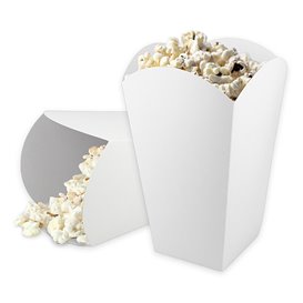 Dozen voor grote witte popcorn 90gr 7,8x10,5x18cm (350 stuks)