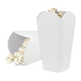 Dozen voor grote witte popcorn 45gr 6,5x8,5x15cm (25 stuks) 