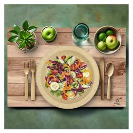 Placemat van Papier Kraft "Hout" 30x40cm 40g/m² (1.000 Stuks)