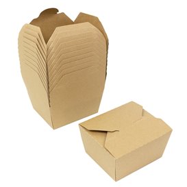 Oosterse Maaltijdbox Kraft-Kraft 12x10,5x6,5cm 750ml (25 Stuks)