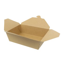 Oosterse Maaltijdbox Kraft-Kraft 21,5x15,5x6,5cm 1.900ml (200 Stuks)