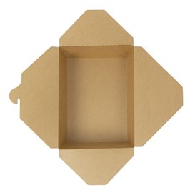 Oosterse Maaltijdbox Kraft-Kraft 21,5x15,5x6,5cm 1.900ml (200 Stuks)