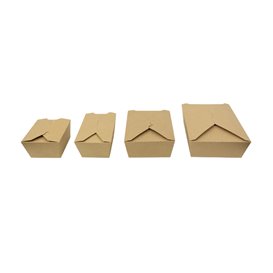 Oosterse Maaltijdbox Kraft-Kraft 17x13,5x6,5cm 1.300ml (200 Stuks)