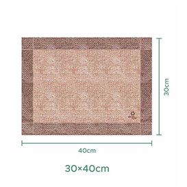 Placemat van Papier Kraft "Jute" 30x40cm 40g/m² (1.000 Stuks)