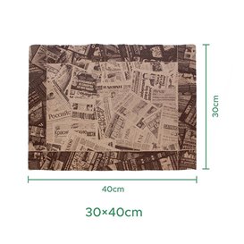 Papieren Placemats 30x40cm kraft "Prensa" 50g (2500 stuks)