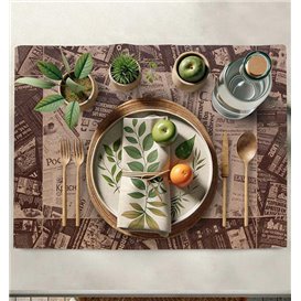 Papieren Placemats 30x40cm kraft "Prensa" 50g (2500 stuks)