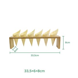 Bamboe Serverplateau 33,5x6x8cm (1 Stuk)