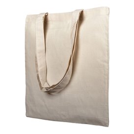 Katoenen Tas met Lange Hengsels Beige 38x42cm (200 stuks)