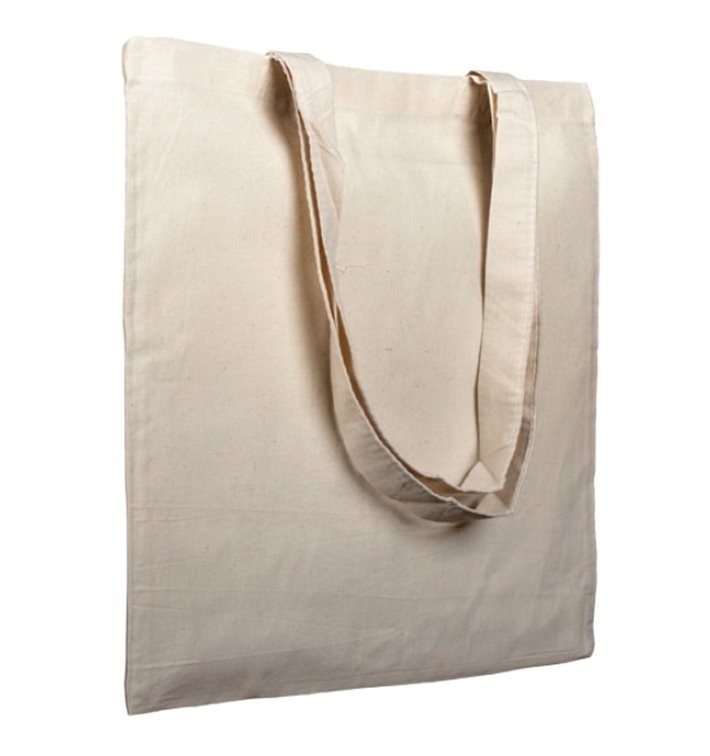 Katoenen Tas met Lange Hengsels Beige 38x42cm (200 stuks)