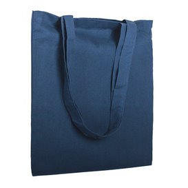 Katoenen Tas met Lange Hengsels Marineblaw 38x42cm (200 stuks)