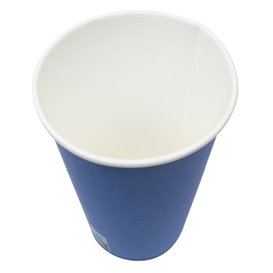 Kartonnen beker “Colours” Blauw 600ml Ø9,4cm (320 stuks)