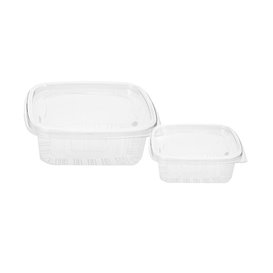 Plastic scharnierende Deli-Container PET 2000ml (50 stuks) 