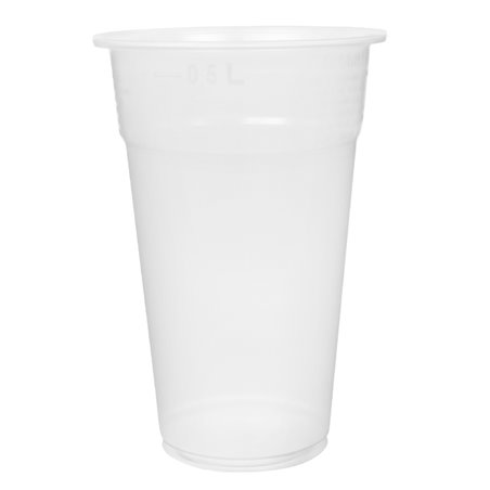 Herbruikbare Plastic Beker PP Transparant 550ml Ø9,0cm (75 stuks) 