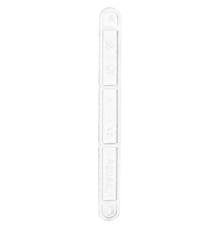 Plastic PS koffie roerder transparant 9cm (100 stuks) 