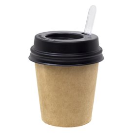 Plastic PS koffie roerder transparant 9cm (100 stuks) 