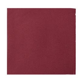 Papieren Servet Micropunt 2-laags Bordeaux 20x20cm (2.400 Stuks)