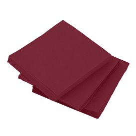 Papieren Servet Micropunt 2-laags Bordeaux 20x20cm (2.400 Stuks)