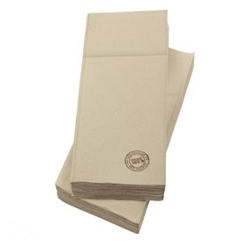 Eetgerei zak papieren servetten Eco Micropunt 33x40cm (600 stuks)