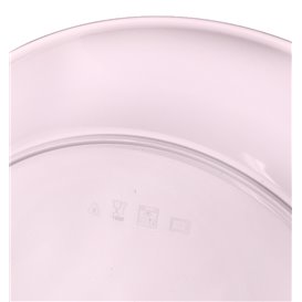 Herbruikbare Bord Durable PP Mineraal Roze Ø23,5cm (54 stuks) 