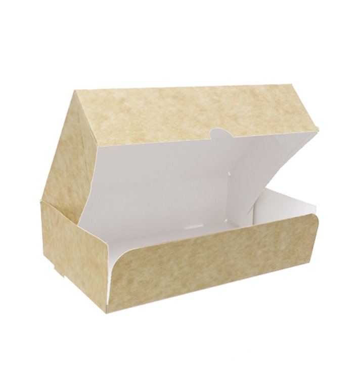 Gebakdoos Karton Kraft 17,5x11,5x4,7cm 250g (20 stuks) 