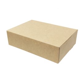 Gebakdoos Karton Kraft 18,2x13,6x5,2cm 500g (20 stuks) 