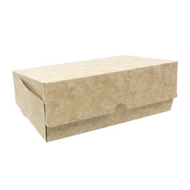 Gebakdoos Karton Kraft 17,5x11,5x4,7cm 250g (20 stuks) 