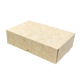 Gebakdoos Karton Kraft 17,5x11,5x4,7cm 250g (20 stuks) 